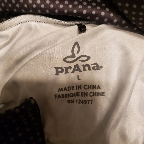 Prana long‎ sleeve top size L - Picture 2 of 5